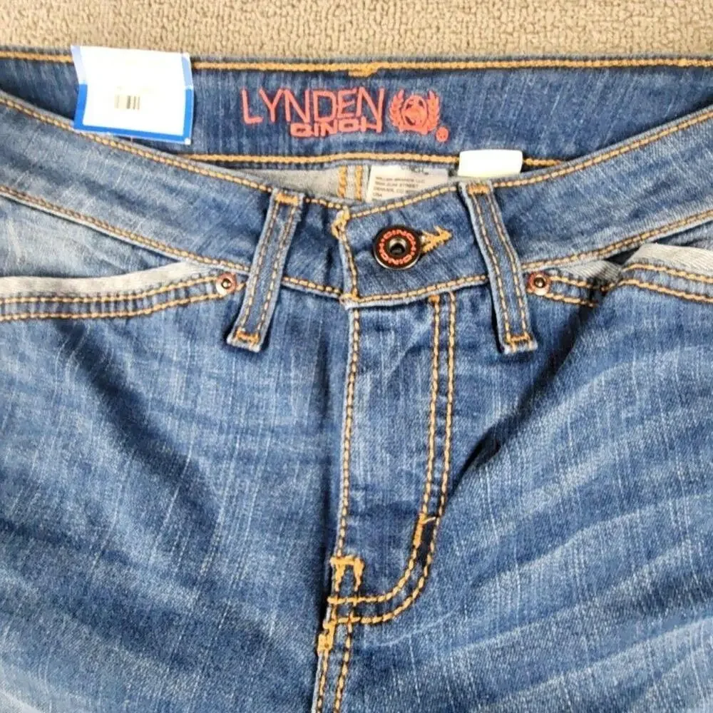 Cinch Lynden Jeans Womens 30/9 Long Blue Mid Rise Slim Bootcut Stretch Denim